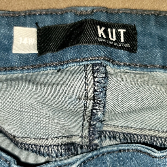 Kut From The Cloth 14W High Rise Jeans - Flattering Fit & Stylish Denim - Picture 6 of 7